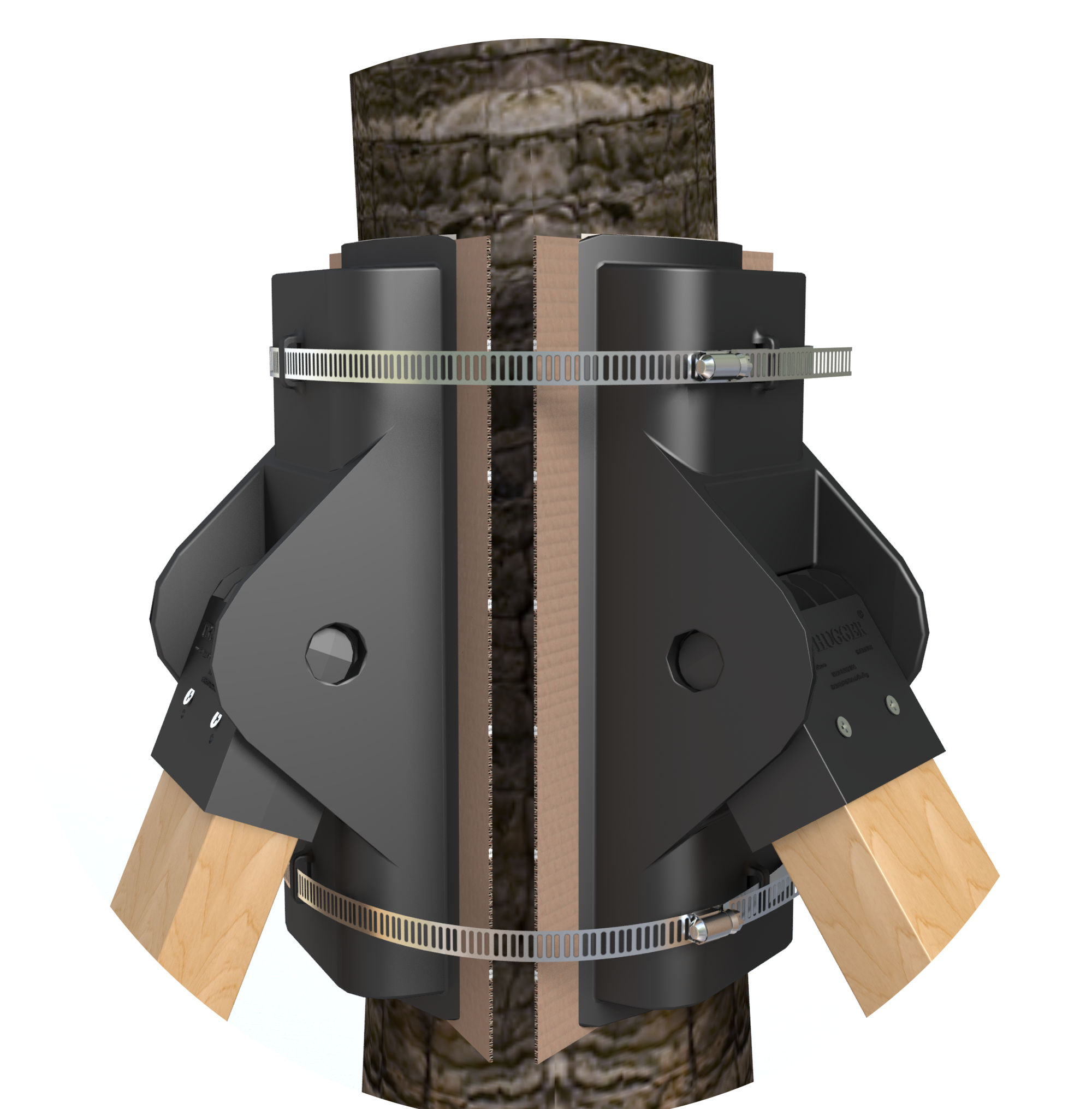 TREE HUGGER® 2 x 4 Adjustable Tree Staking Kit™