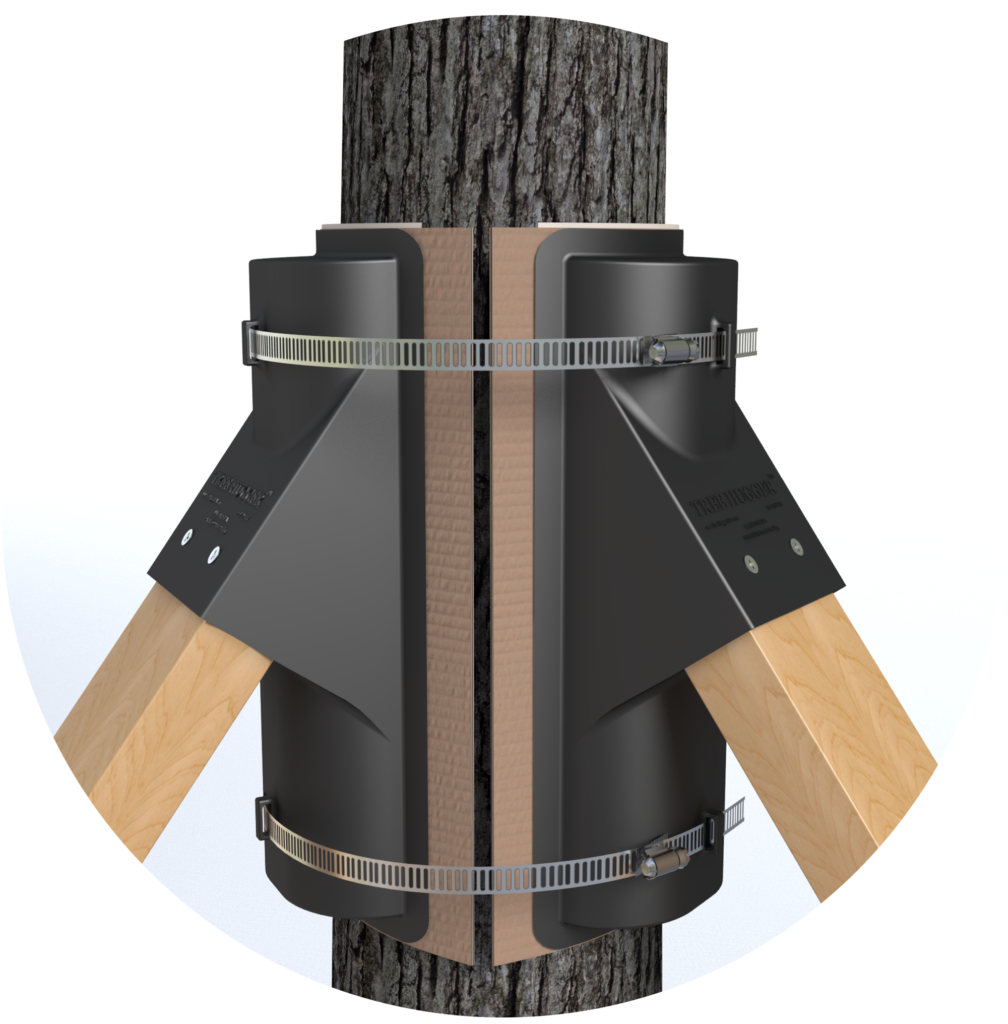 TREE HUGGER® 2 x 4 "Fixed" Tree Staking Kit™ Tree Hugger®